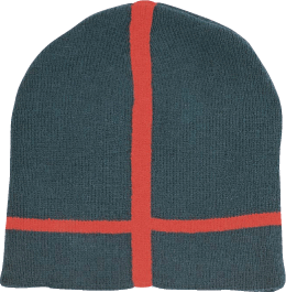 Skull Acrylic Beanie with Cross